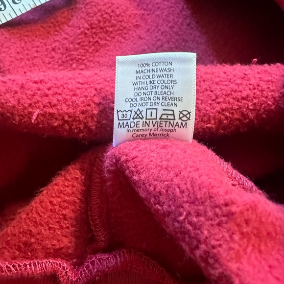 BRAIN DEAD GASTROMANIAC OVERLAY HALF
ZIP FLEECE - MAROON Men’s LARGE - Picture 6 of 8